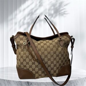 🟥SOLD🟥Gucci Bree Brown Monogram Tote Bag